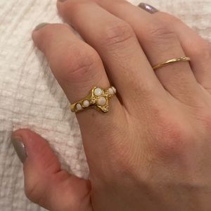 Gold plated ring